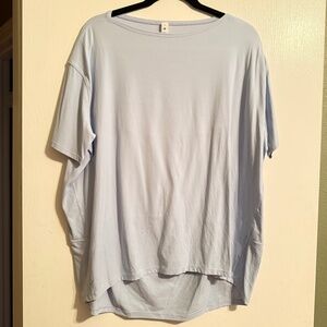 Lululemon Back in Action Short Sleeve T-Shirt *Nulu- Blue